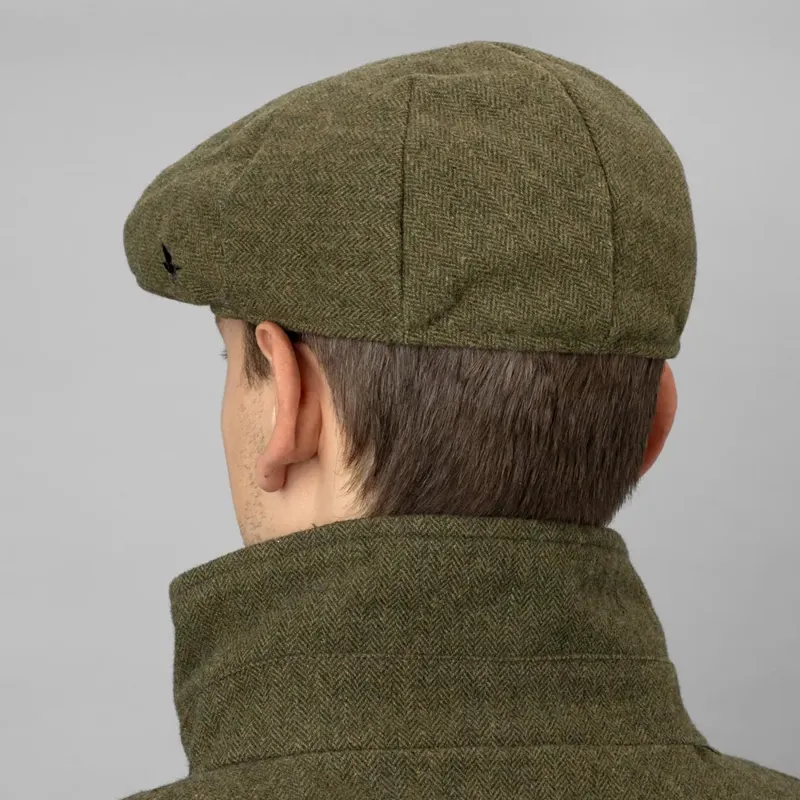 Seeland Hillside Sixpence Cap in Moss Green-3