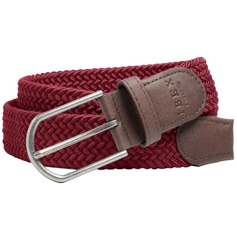 Ibex of England Repreve Eco Belt in Burgundy
