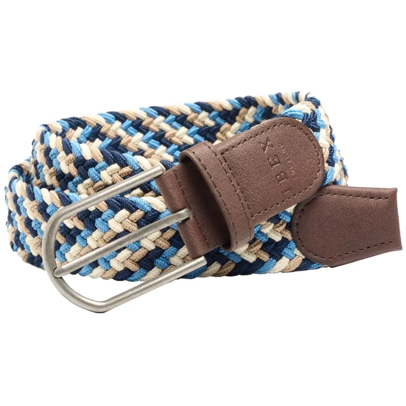 Ibex of England Repreve Eco Belt in White/Blue/Navy