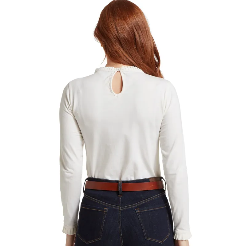 Schöffel Ladies Ilkley Top in Soft White-2