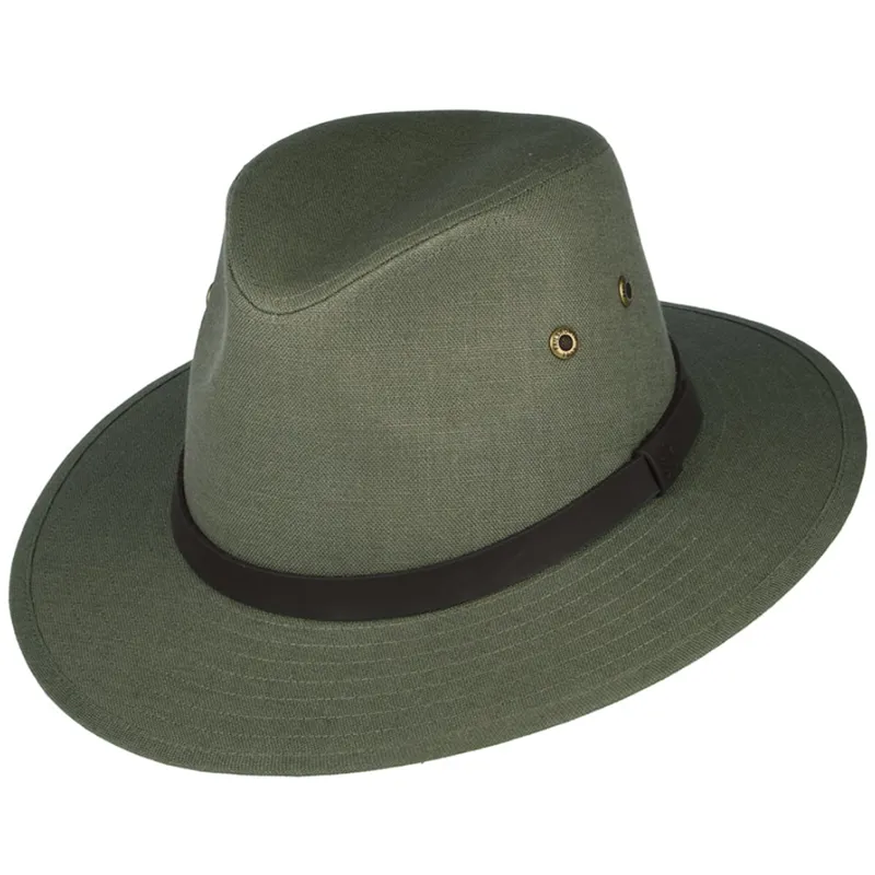 Failsworth Irish Linen Safari Hat in Khaki