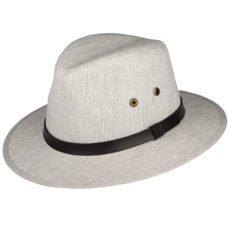 Failsworth Irish Linen Safari Hat in Natural