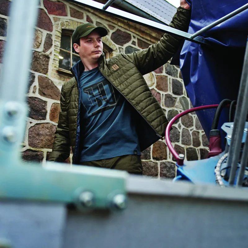 Härkila Kalix HSP Reversible Jacket in Willow Green/Sea Blue-4