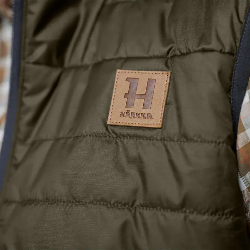 Härkila Ladies Kalix HSP Waistcoat in Willow Green/Arabian Spice-3