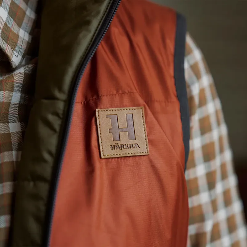 Härkila Ladies Kalix HSP Waistcoat in Willow Green/Arabian Spice-4