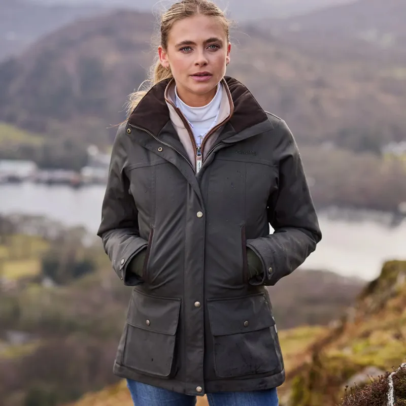 Schöffel Langton Ladies Country Coat in Dark Woodland-1