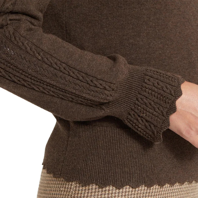 Schöffel Leyburn Ladies Jumper in Chocolate-3
