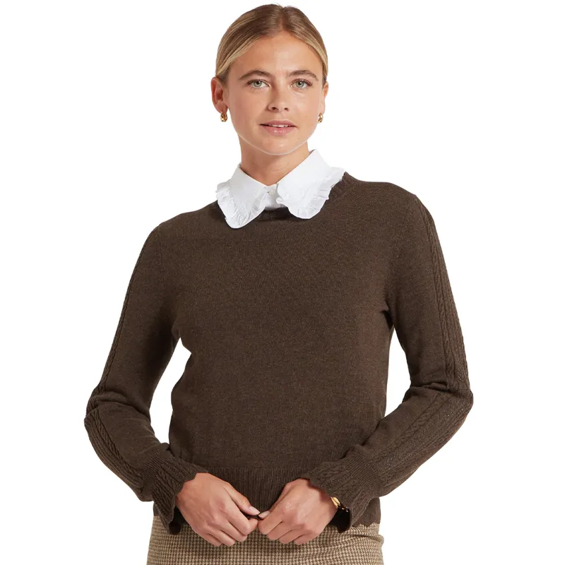 Schöffel Leyburn Ladies Jumper in Chocolate-4