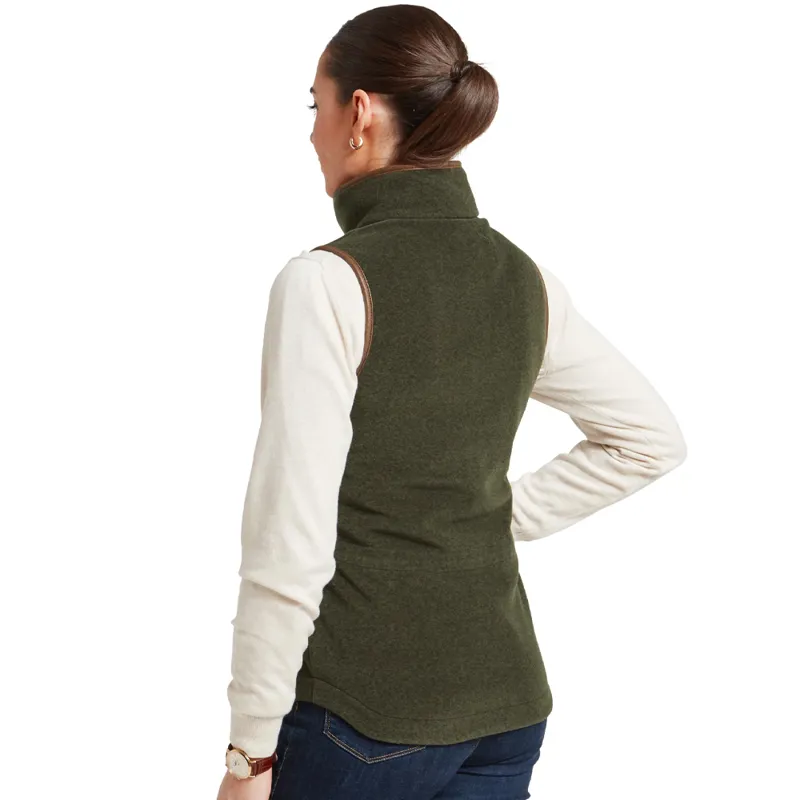 Schöffel Lyndon II Ladies Fleece Gilet in Dark Olive-3