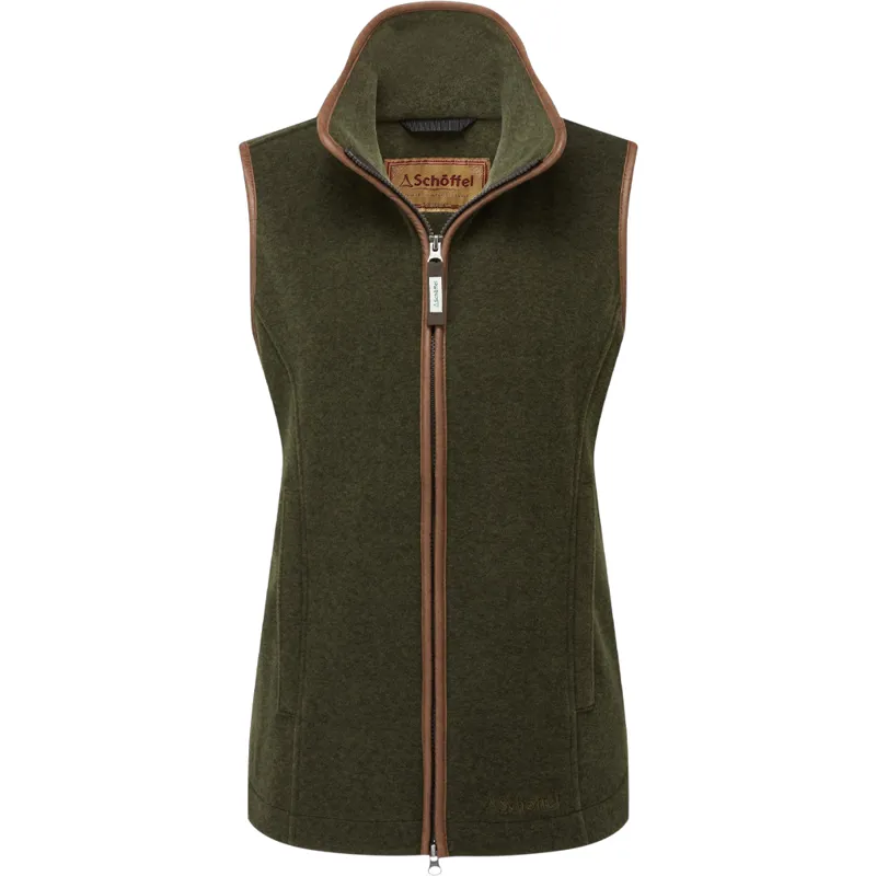 Schöffel Lyndon II Ladies Fleece Gilet in Dark Olive