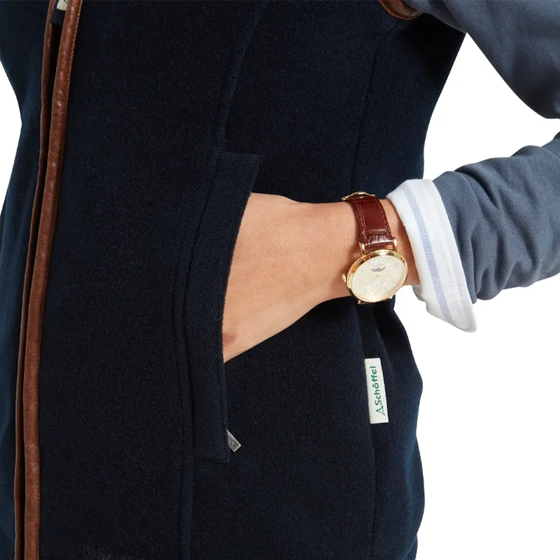 Schöffel Lyndon II Ladies Fleece Gilet in Navy-4