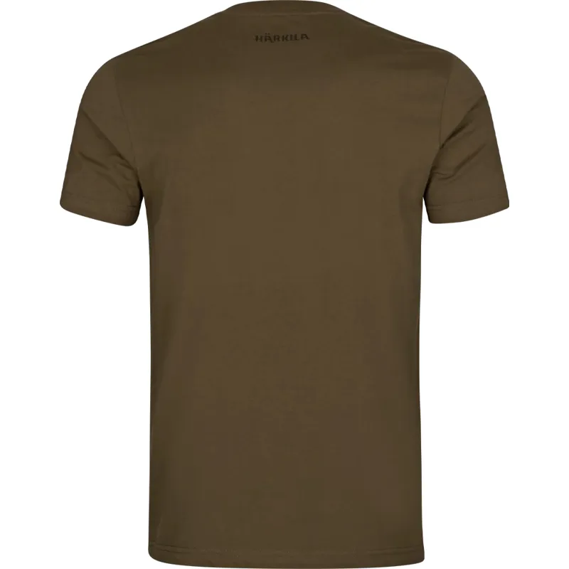 Härkila Nature Short Sleeved T-Shirt in Willow Green-2