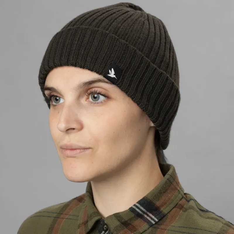Seeland Norite Beanie in Grizzly Brown-3