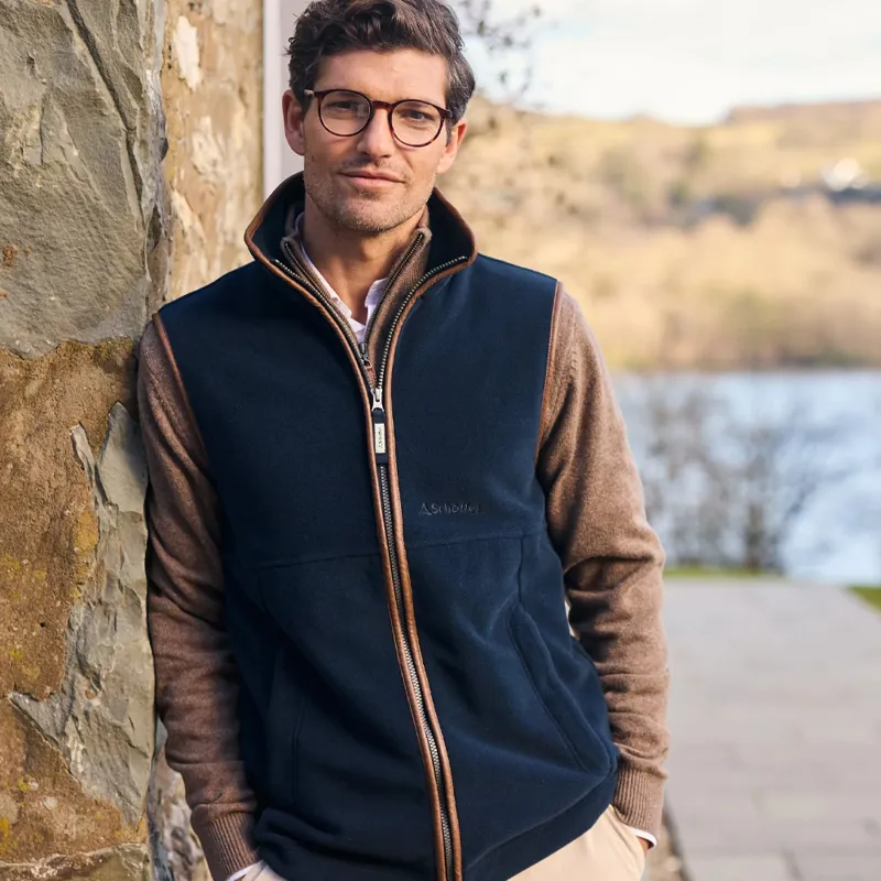 Schöffel Oakham Fleece Gilet in Navy-2