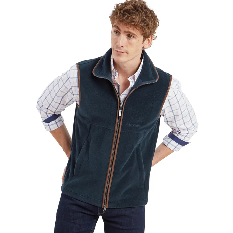 Schöffel Oakham Fleece Gilet in Petrol Blue-1