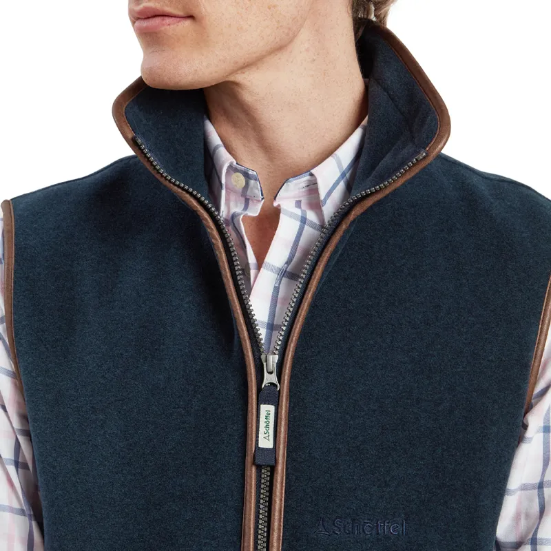 Schöffel Oakham Fleece Gilet in Petrol Blue-3