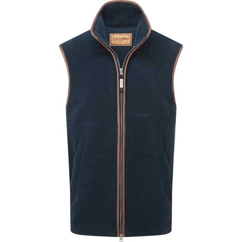 Schöffel Oakham Fleece Gilet in Petrol Blue
