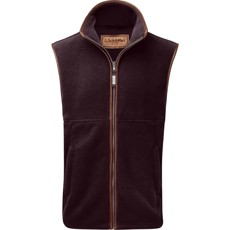 Schöffel Oakham Fleece Gilet in Port