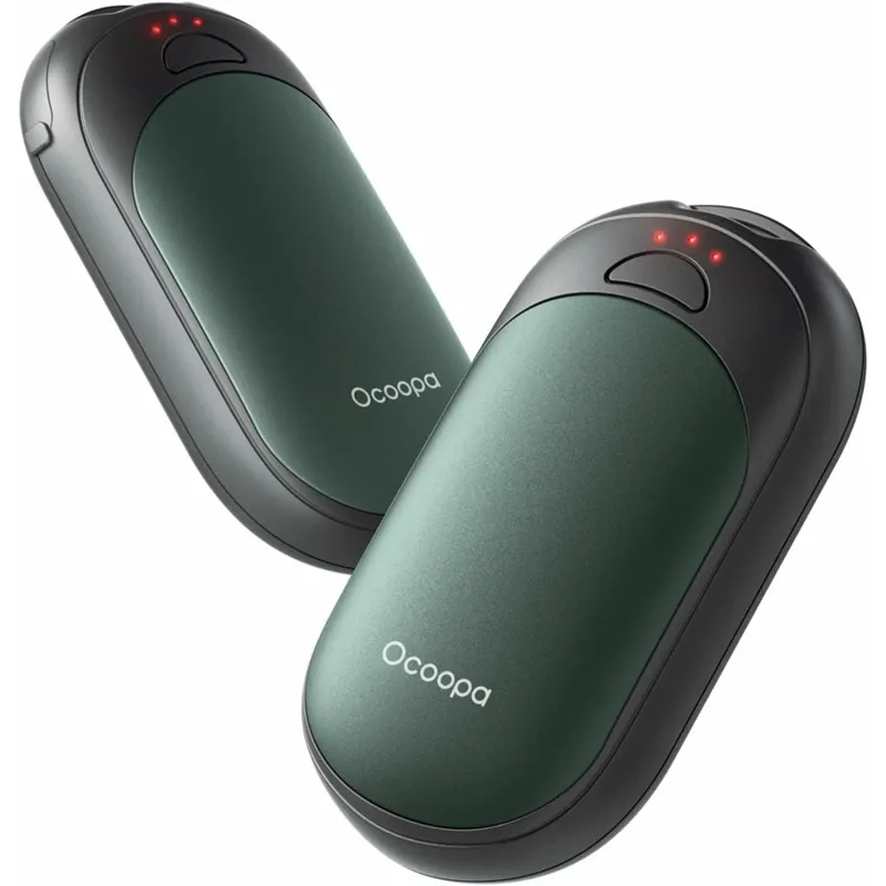 Ocoopa UT3 Lite Magnetic Handwarmers in Green/Black