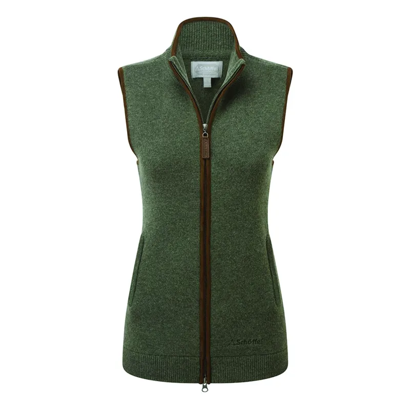 Schöffel Ladies Orkney Merino Gilet in Cedar Green