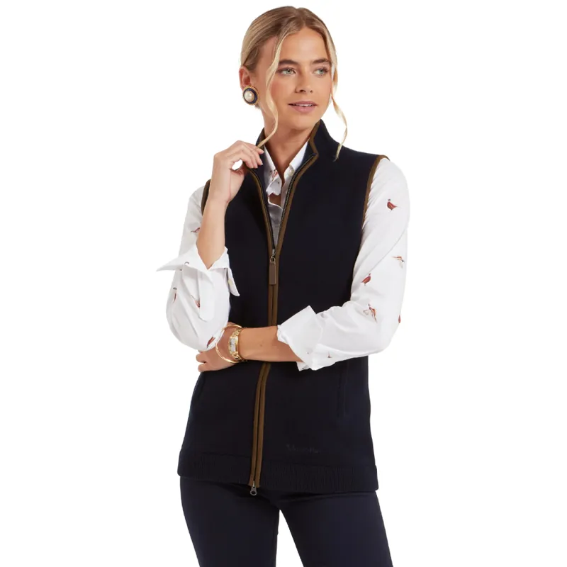 Schöffel Ladies Orkney Merino Gilet in Navy-1