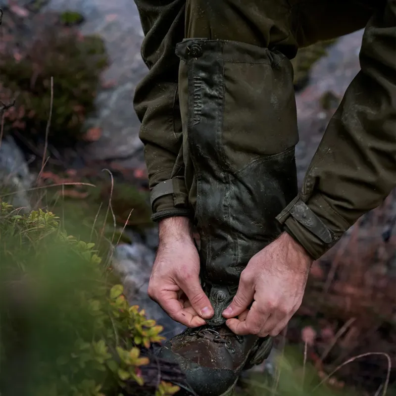 Härkila Pro HWS Gaiters in Willow Green-1