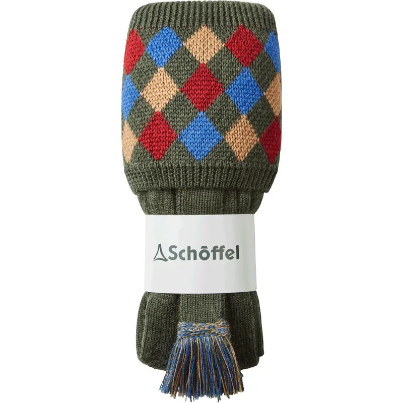 Schöffel Ptarmigan II Shooting Socks and Garters in Country Green