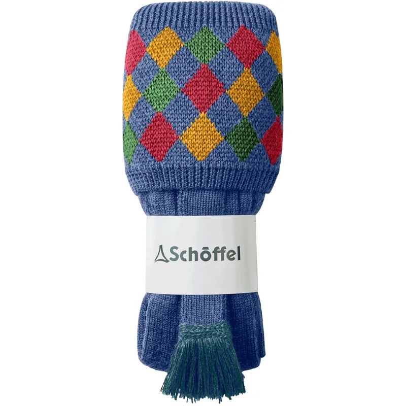 Schöffel Ptarmigan II Shooting Socks and Garters in Indigo