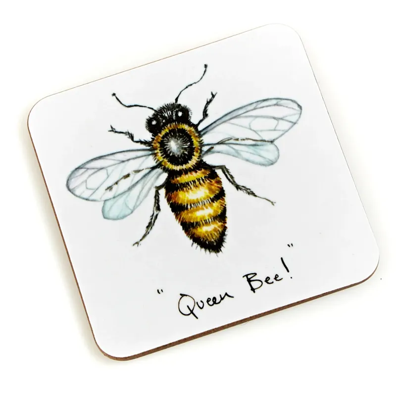 Orchid Designs Queen Bee Melamine Coaster