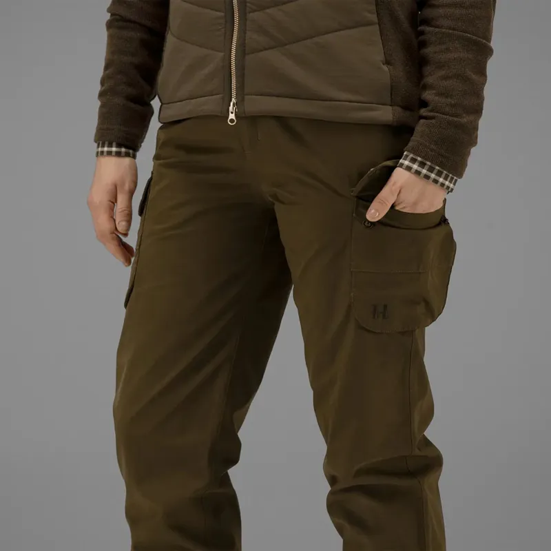 Härkila Retrieve Ladies Trousers in Warm Olive-2