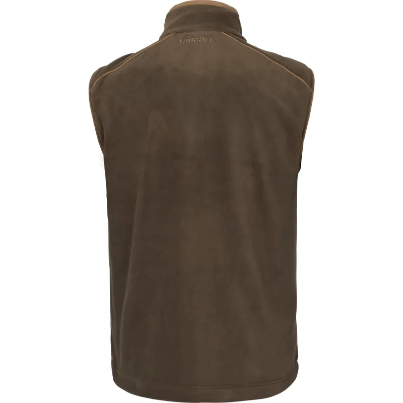 Härkila Sandhem 200 Fleece Waistcoat in Demitasse Brown-1