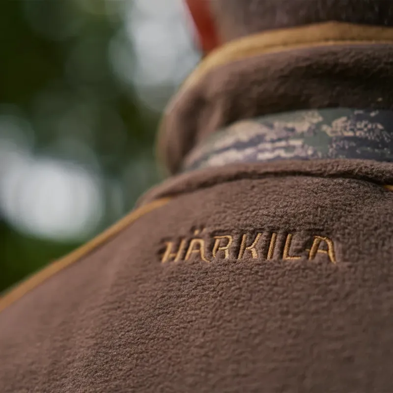 Härkila Sandhem 200 Fleece Waistcoat in Demitasse Brown-2