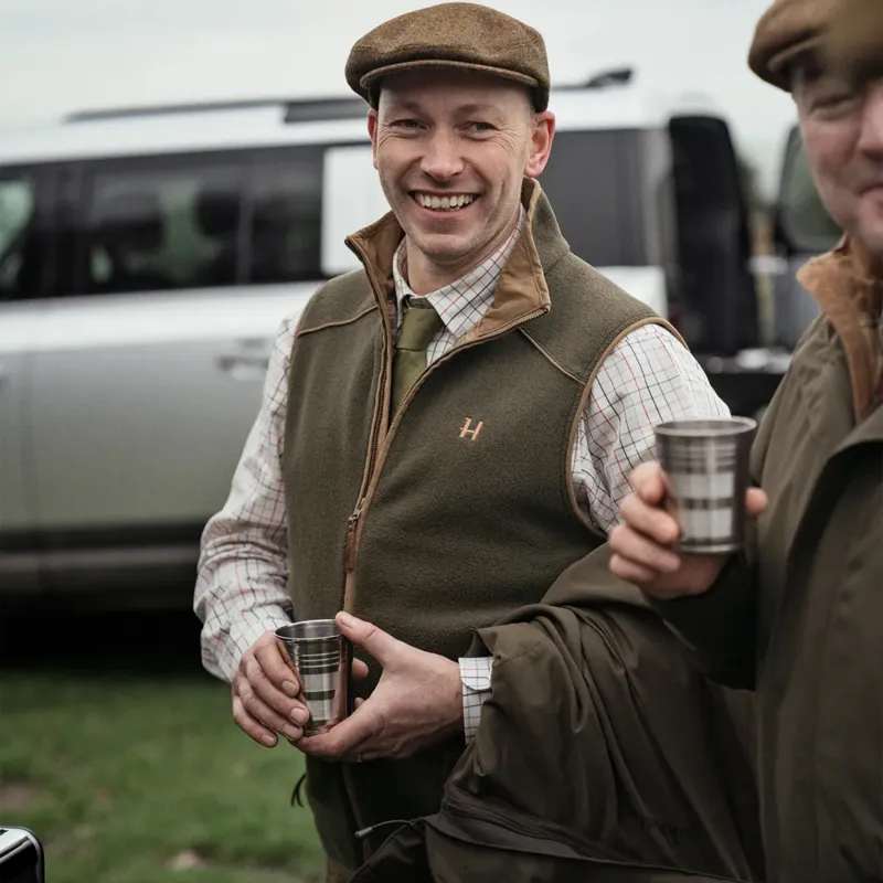 Härkila Sandhem 200 Fleece Waistcoat in Grape Leaf-2