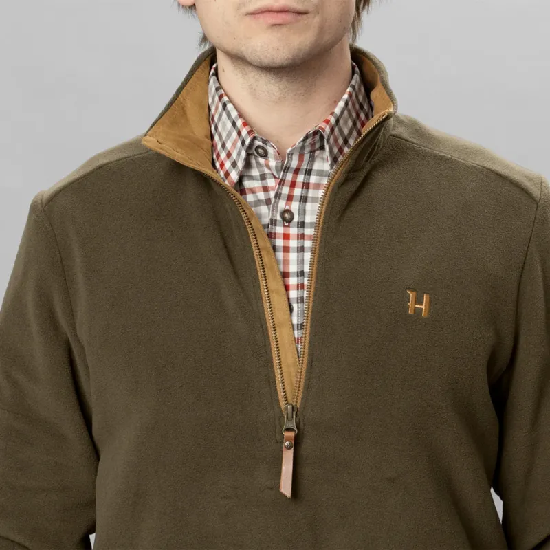 Härkila Sandhem 200 Fleece Pullover in Willow Green-2