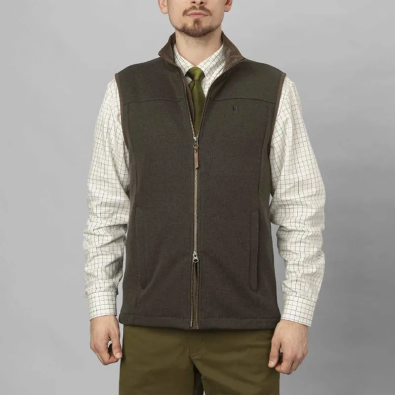 Härkila Sandhem Pro Wool Waistcoat in Willow Green-2