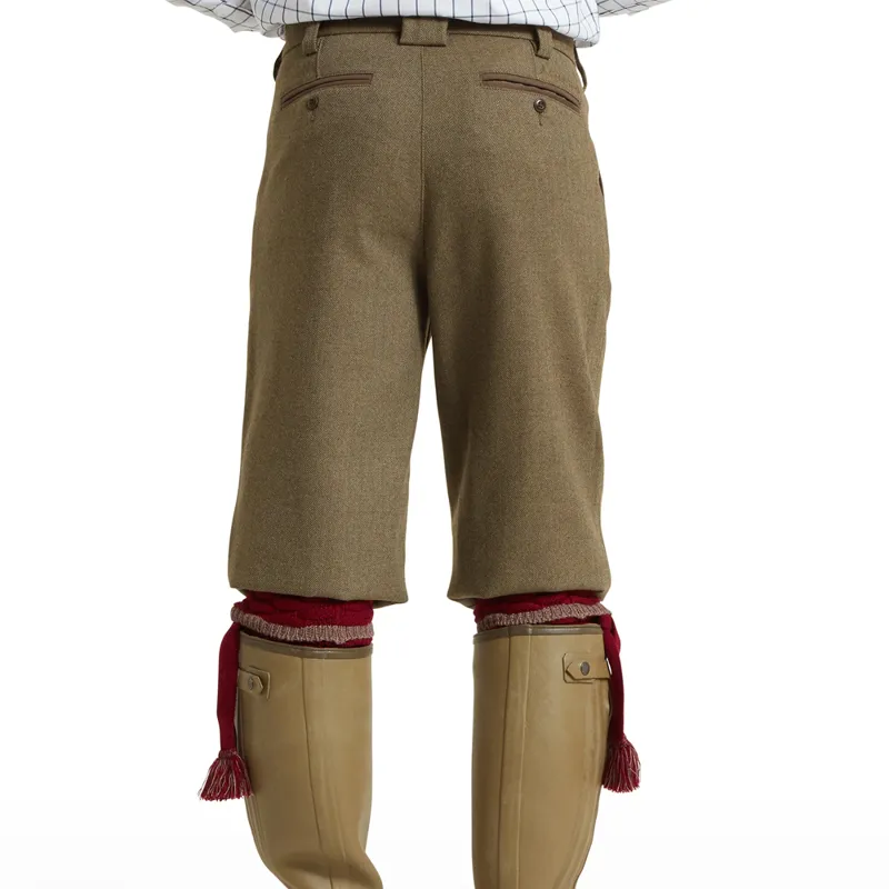 Schöffel Tweed Plus Fours in Loden Green Herringbone-1