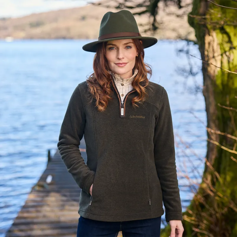 Schöffel Ladies Willow Fedora II in Forest-2