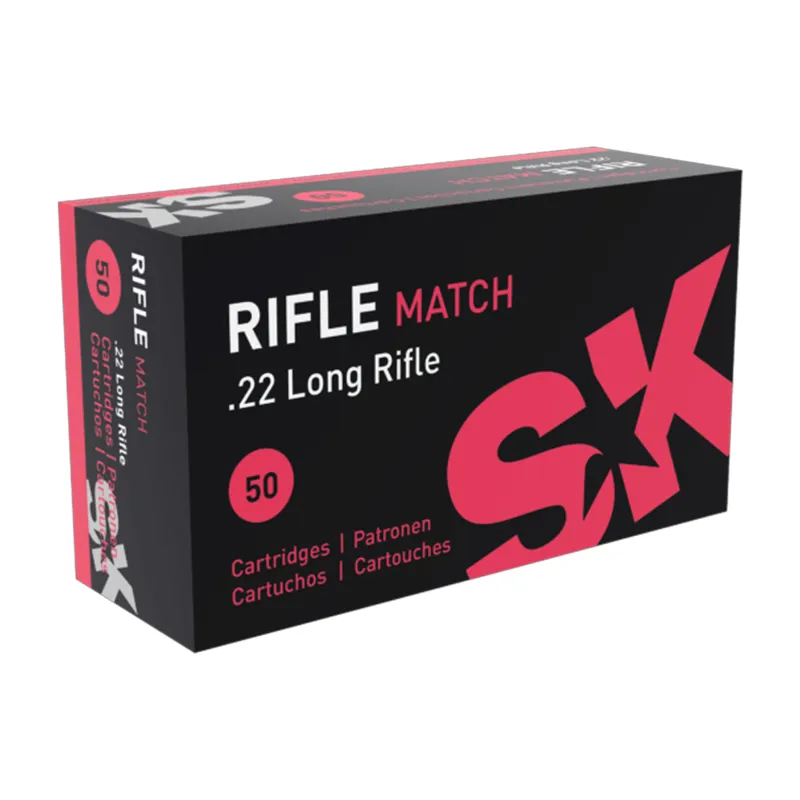 SK Rifle Match 40 Grain in .22LR - 50 rounds