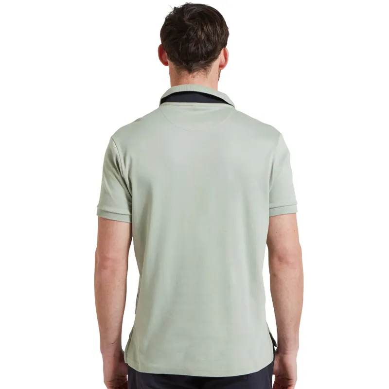 Schöffel St Ives Jersey Polo Shirt in Aqua Grey-3
