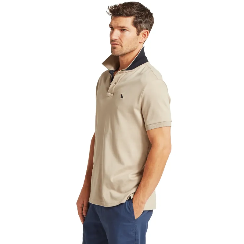 Schöffel St Ives Jersey Polo Shirt in Cobblestone-2