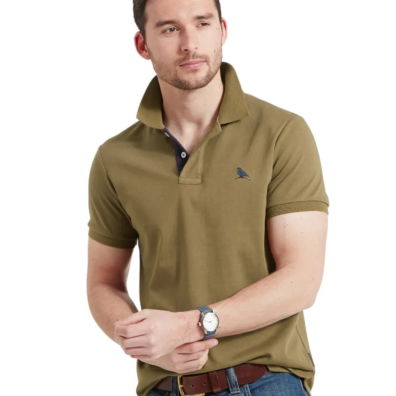 Schöffel St Ives Jersey Polo Shirt in Khaki-1