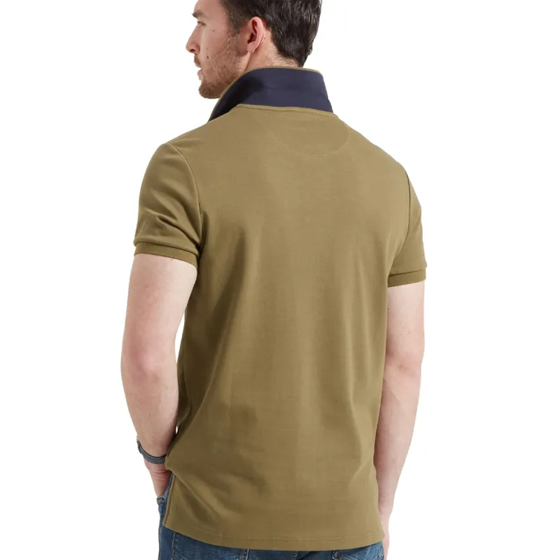 Schöffel St Ives Jersey Polo Shirt in Khaki-2