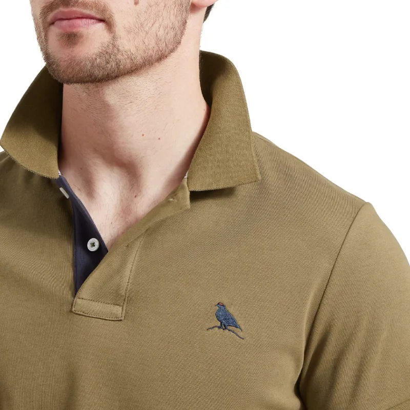 Schöffel St Ives Jersey Polo Shirt in Khaki-3