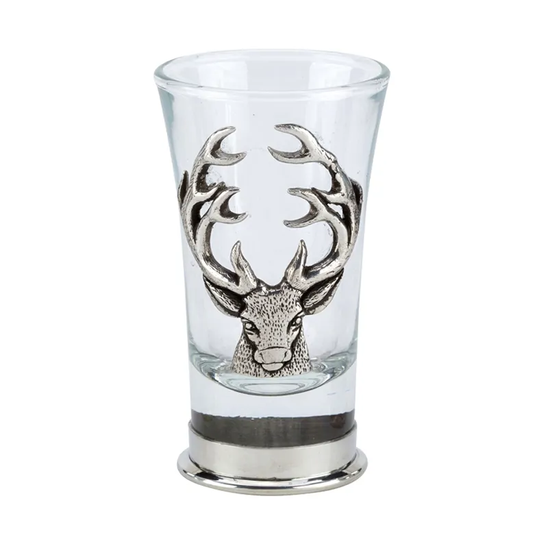 Bisley Pewter Stag Shot Glass