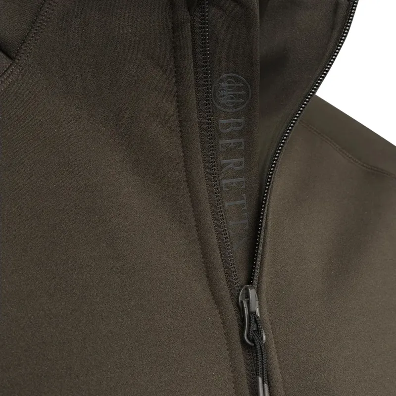 Beretta Stretch Tech Half Zip Fleece in Green Moss-2