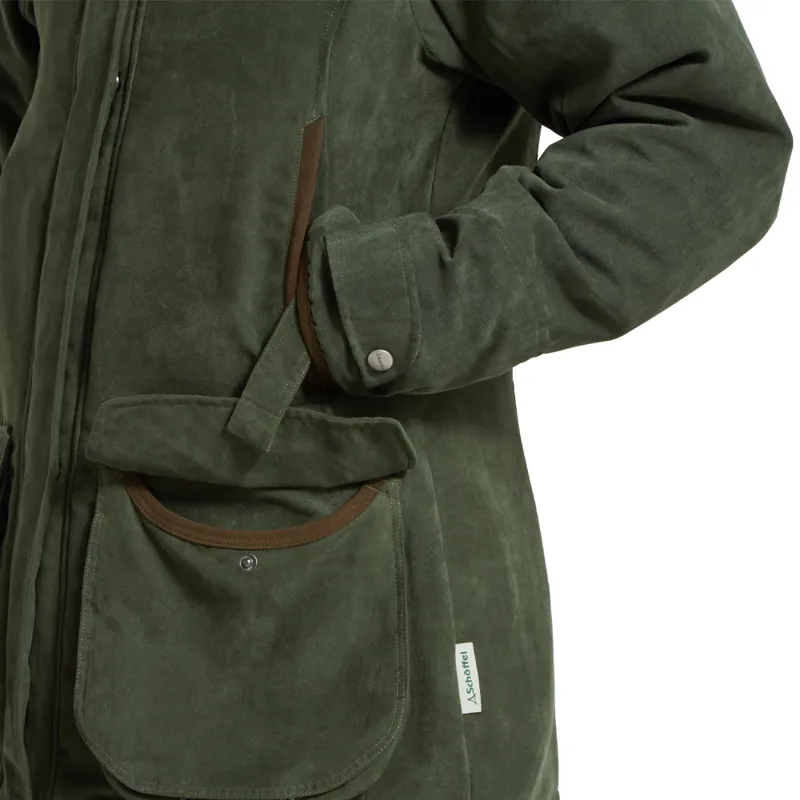 Schöffel Ladies Teal Shooting Jacket in Cedar Green-3