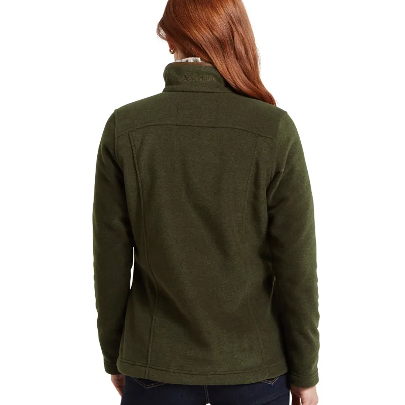 Schöffel Tilton II Ladies Quarter Zip Fleece in Dark Olive-2