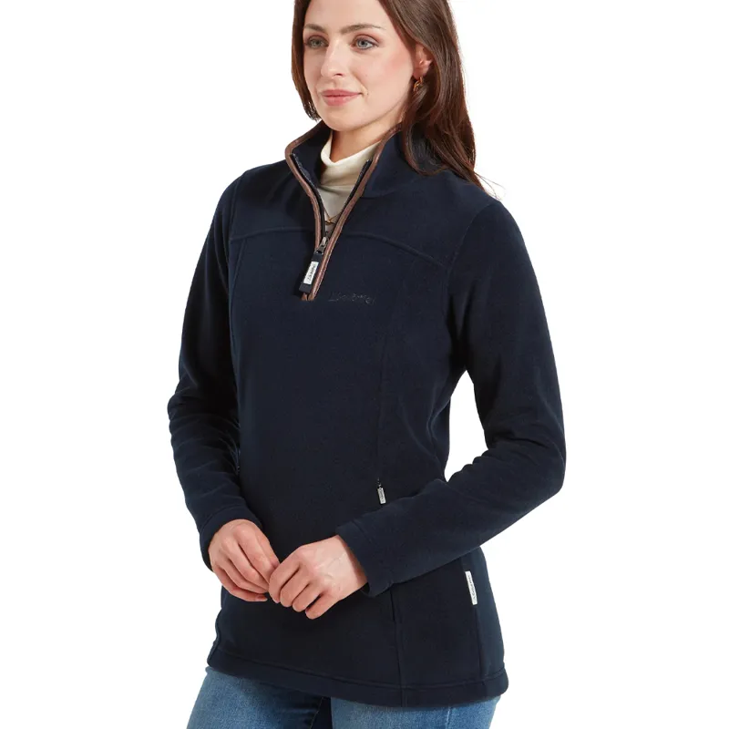 Schöffel Tilton II Ladies Quarter Zip Fleece in Navy-1