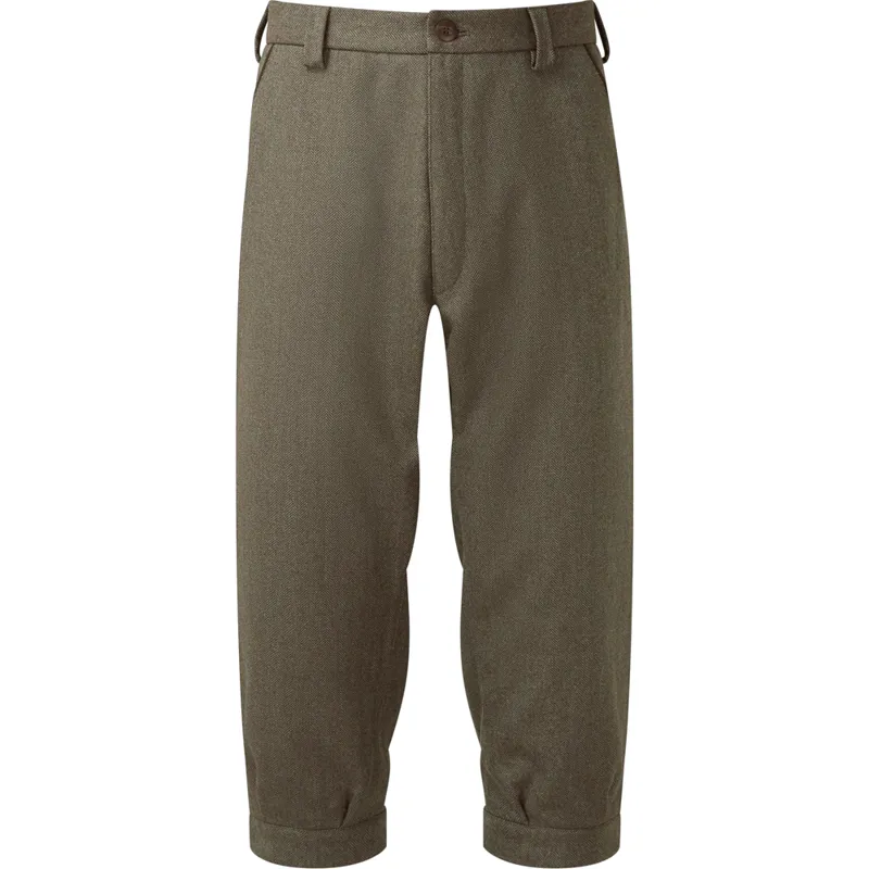 Schöffel Tweed Plus Twos in Loden Green Herringbone Tweed