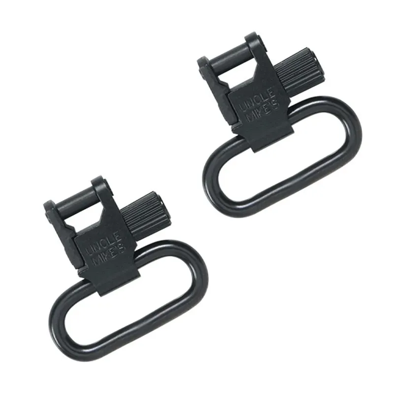 Uncle Mike's Qucik Detach Sling Swivels in Black